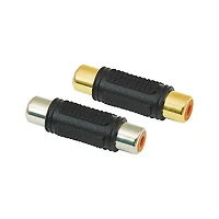 American Recorder Technologies RCA Female to RCA Female Adapter Gold