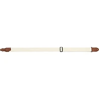Franklin Strap 2" Natural Cotton Guitar Strap with Leather Ends