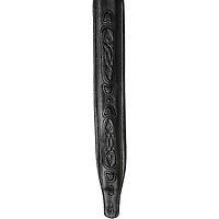 Levy's Classic Padded leather guitar strap Black