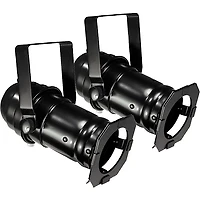 Odyssey PAR 16 Black Pin Spot Lights 2-pack