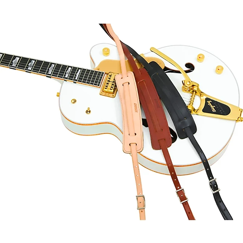 Gretsch Guitars Leather Deluxe Spaghetti Guitar Strap