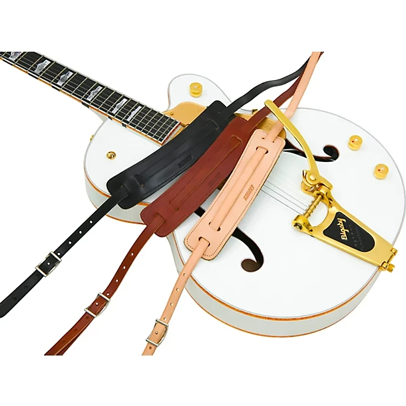 Gretsch Guitars Leather Deluxe Spaghetti Guitar Strap