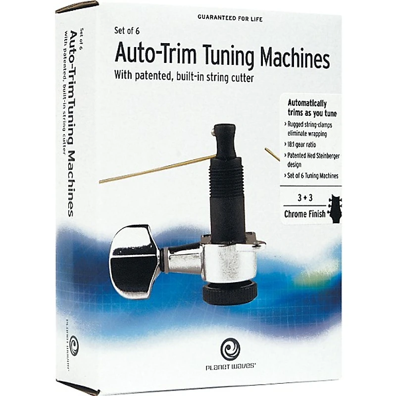 D'Addario Auto-Trim Tuning Machines/3 Per Side