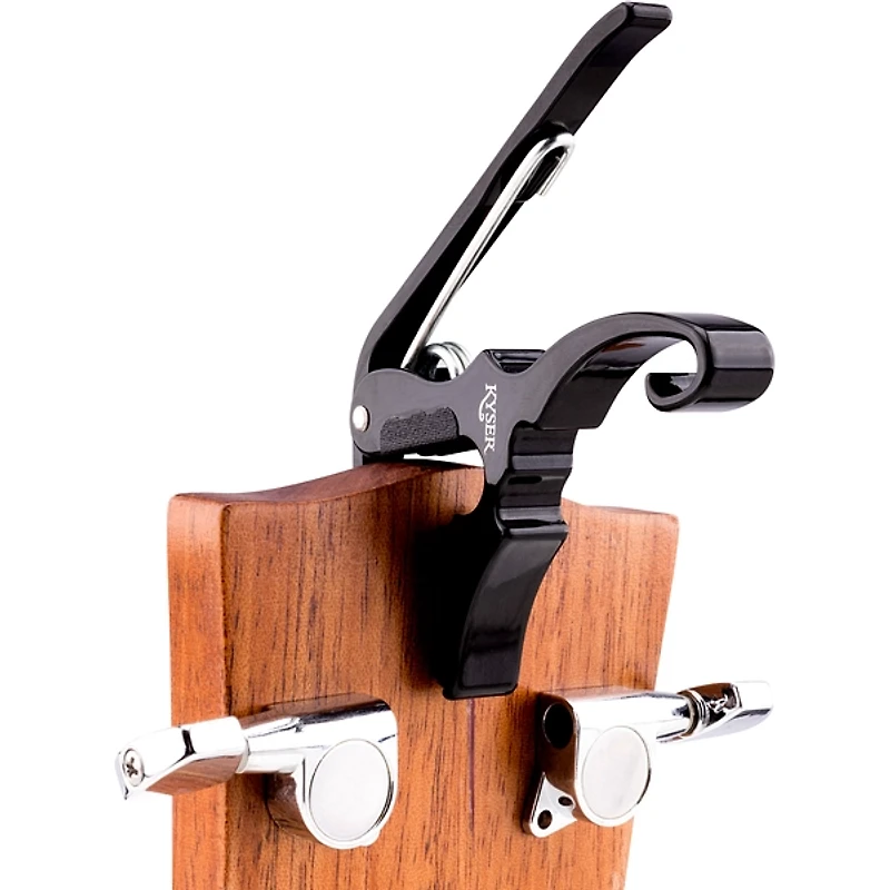 Kyser Short Cut 3-String Acoustic Guitar Capo Black