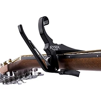 Kyser Quick-Change Capo for 12-String Guitar Black