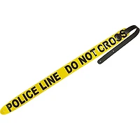 Perri's Police Line Do Not Cross Leather Guitar Strap