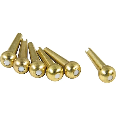 D'Andrea Tone Pins Brass Bridge Pin Set