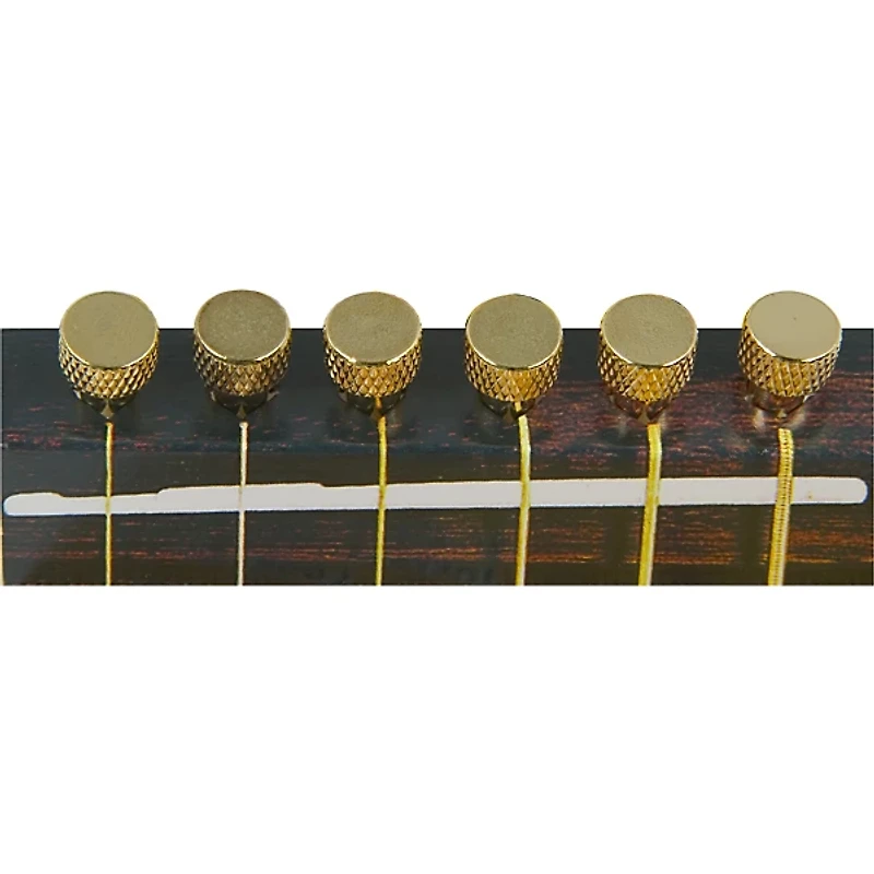 D'Andrea Tone Pins Brass Bridge Pin Set