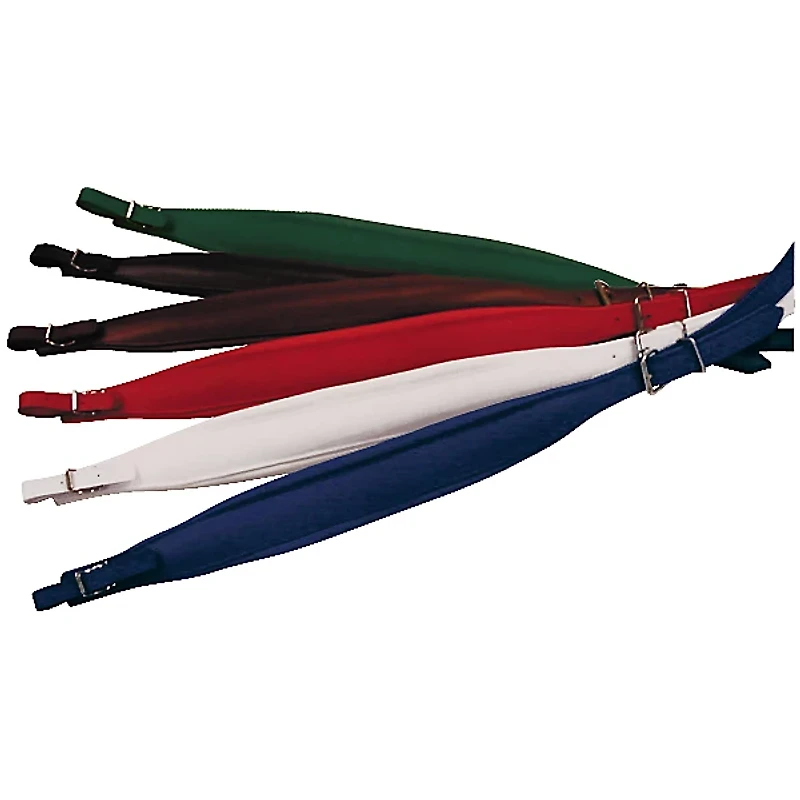 SofiaMari Leather Accordion Strap (Pair) Black