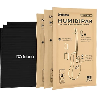 D'Addario Two-Way Humidification System Black