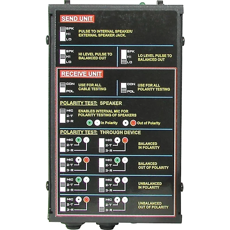 Galaxy Audio CPTS0000 Cricket Polarity Test Set