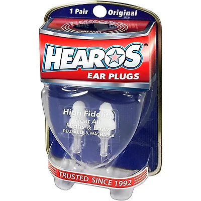 Hearos High Fidelity Original Ear Plugs - 1 Pair