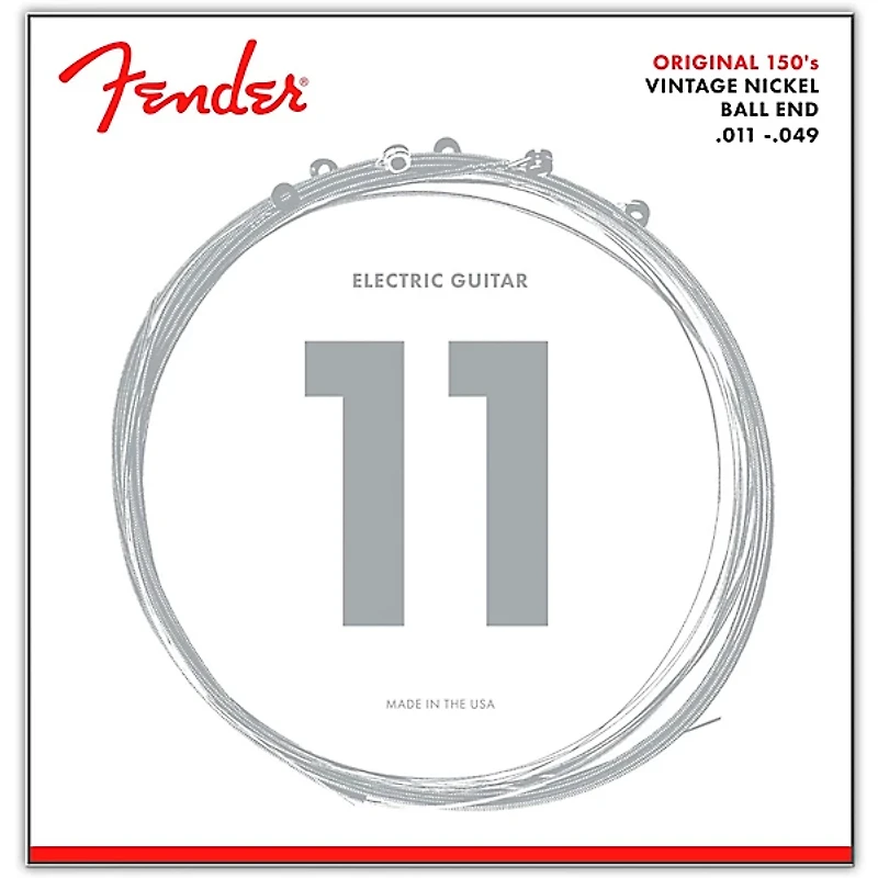 Fender 150M Original Pure Nickel Electric Strings - Medium