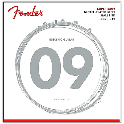 Fender 250L Super 250 Nickel-Plated Steel Electric Guitar Strings - Light