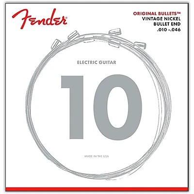 Fender 3150R Original Bullets Pure Nickel Wound Electric Guitar Strings - Regular