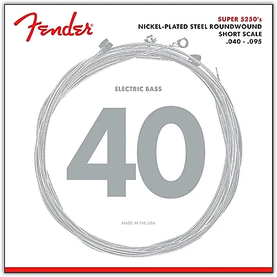 Fender 5250XL Nickel-Plated Steel Short Scale Bass Strings - Extra Light