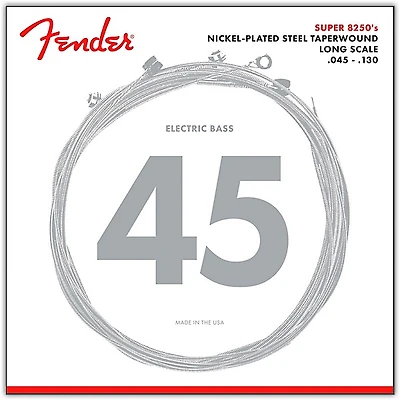 Fender 8250-5M Nickel-Plated Steel Taperwound 5-String Bass Strings - Medium