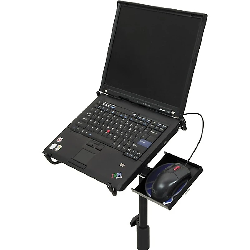 Quik-Lok LPH-003 Tripod Laptop Holder With Mouse Tray