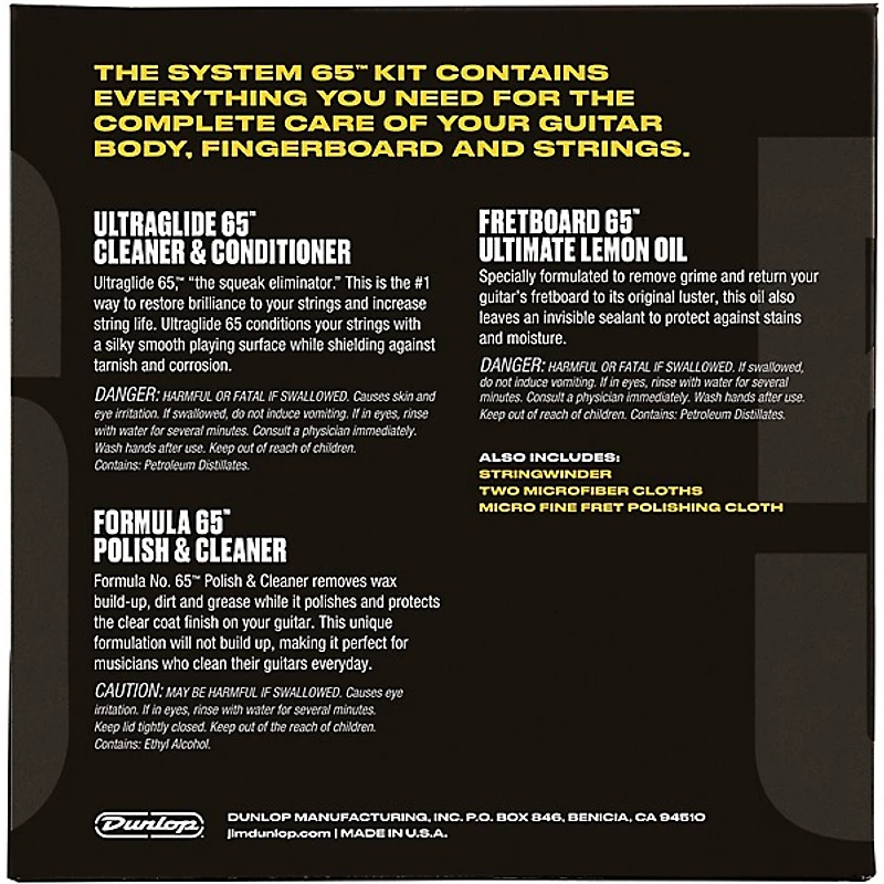 Dunlop System 65 Guitar Tech Kit