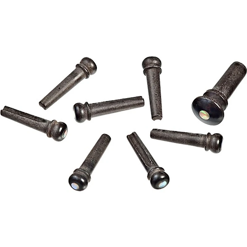 D'Addario Ebony Bridge/End Pin Set