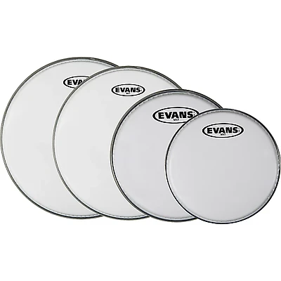 Evans MX White Tenor Drum Head 4-Pack
