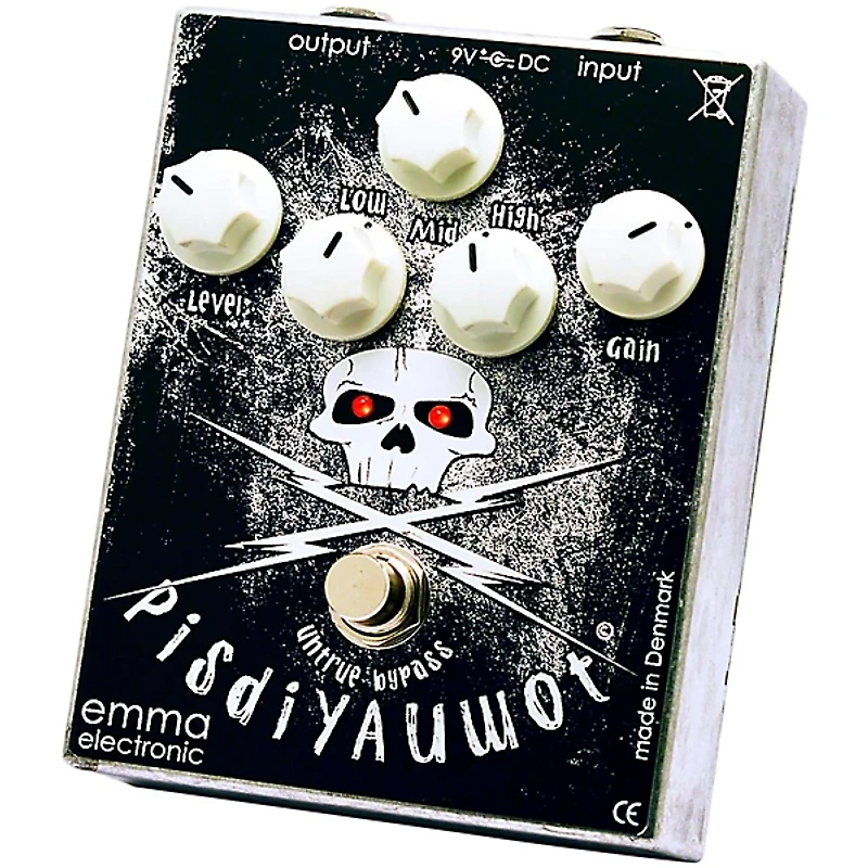 Emma Electronic PisdiYAUwot Metal Distortion Guitar Effects Pedal