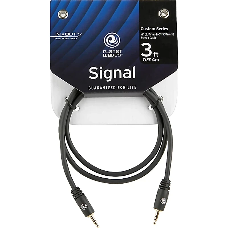 D'Addario 1/8" Cable 3 ft.