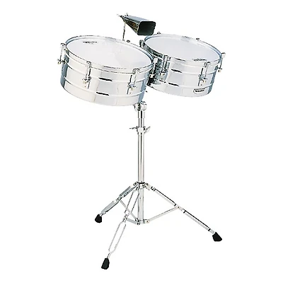 LP M257 Matador Series 14" and 15" Steel Shell Timbales Set