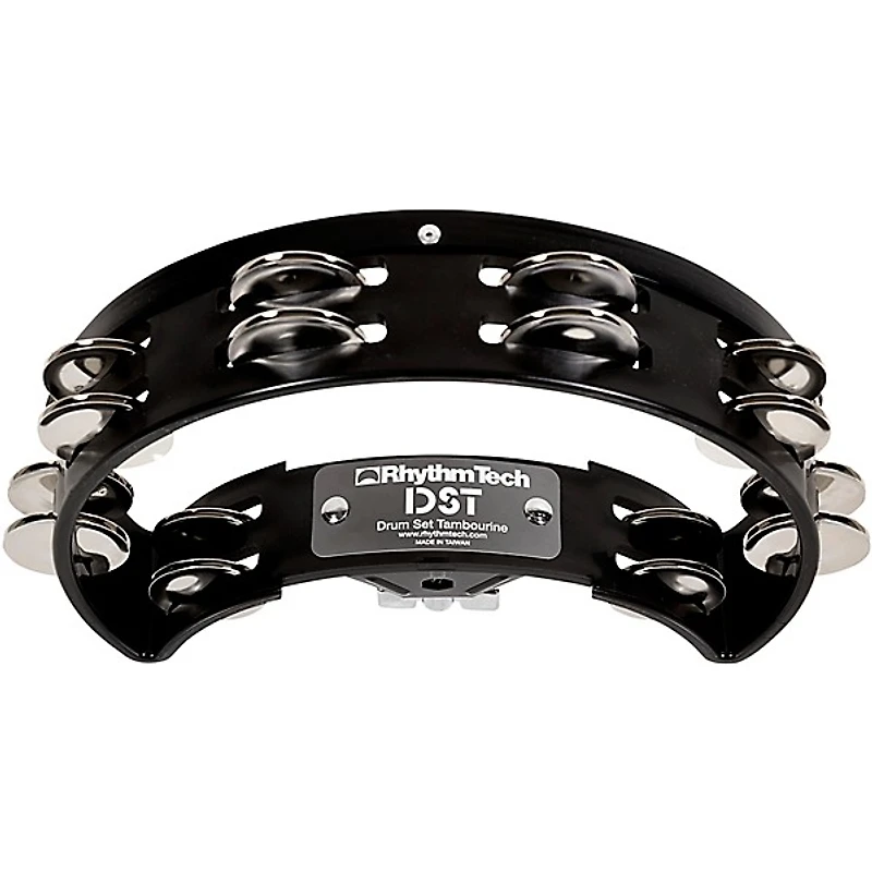 Rhythm Tech Nickel Drum Tambourine Black