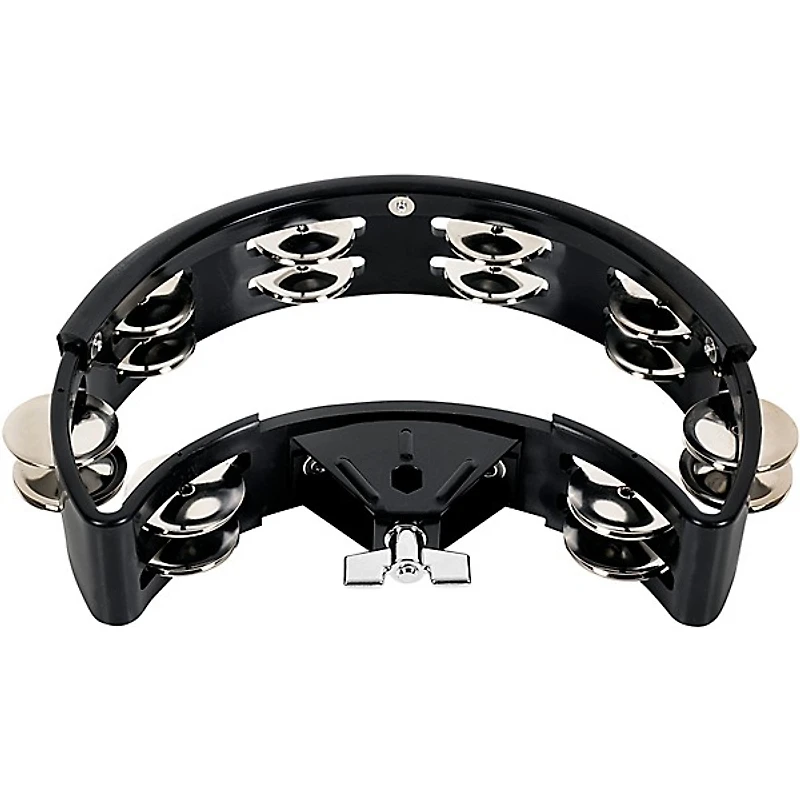 Rhythm Tech Nickel Drum Tambourine Black