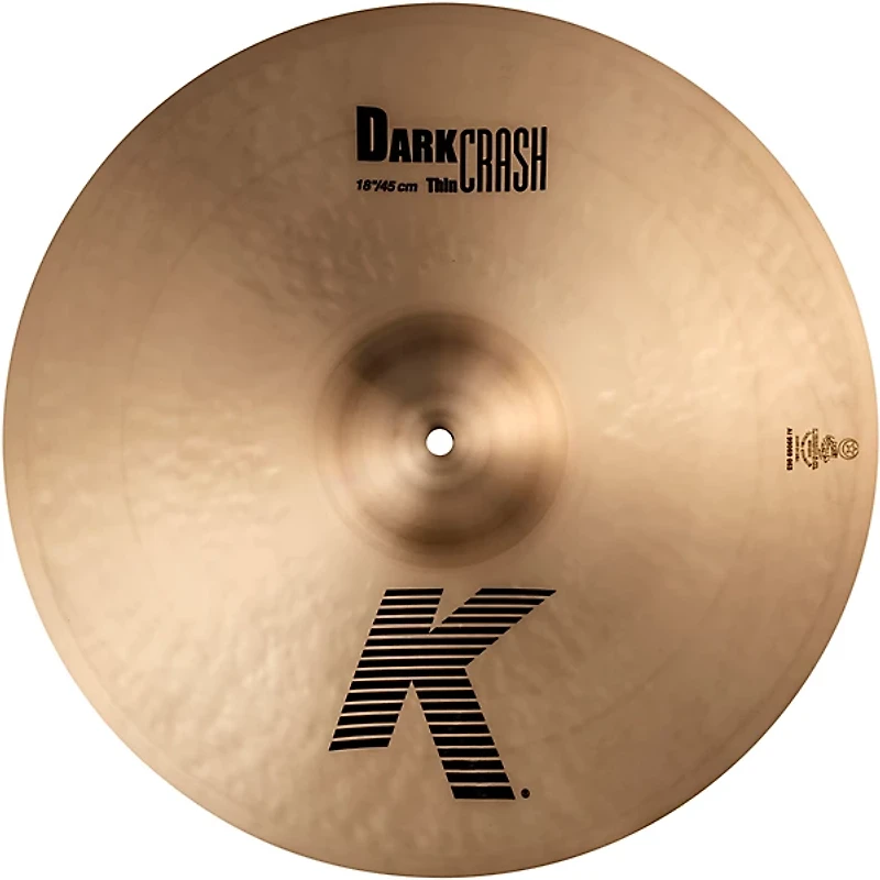 Zildjian K Dark Thin Crash Cymbal