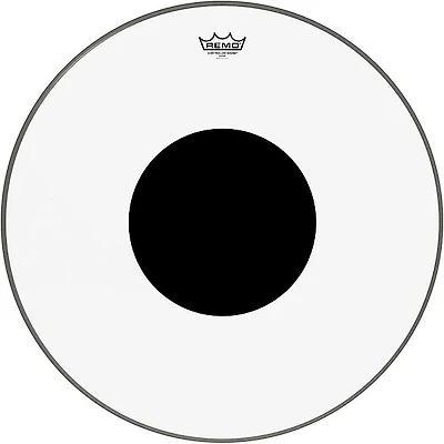 Remo Controlled Sound Clear With Black Dot Bass Drum Head