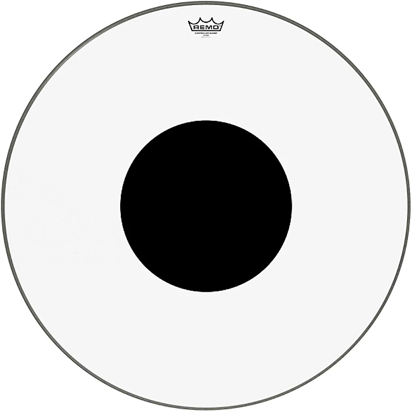 Remo Controlled Sound Clear With Black Dot Bass Drum Head