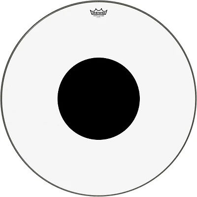 Remo Controlled Sound Clear With Black Dot Bass Drum Head
