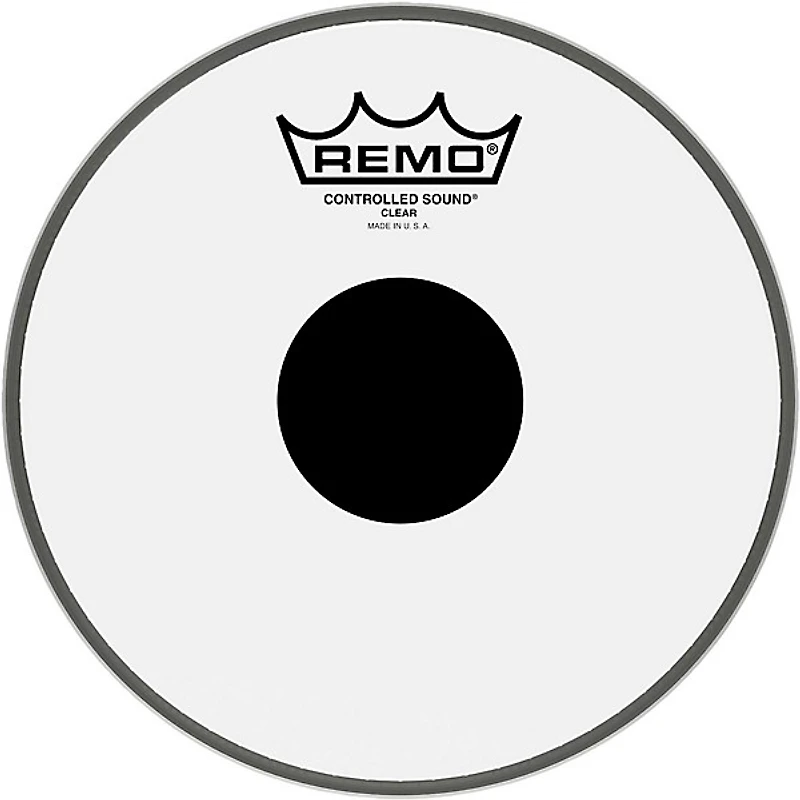 Remo Controlled Sound Black Dot Batter Head
