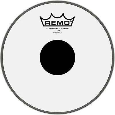 Remo Controlled Sound Black Dot Batter Head