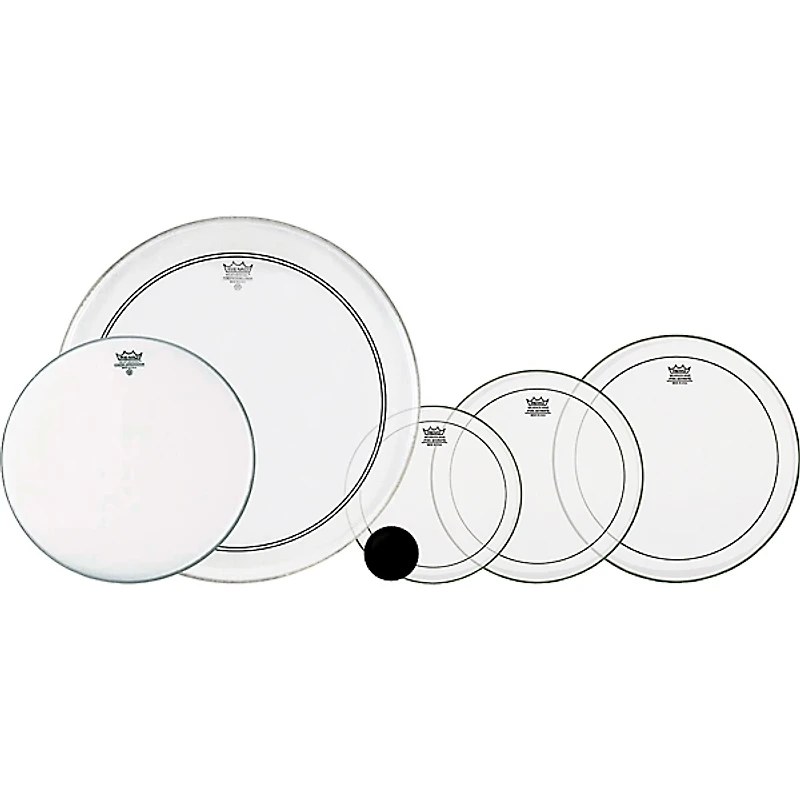 Remo 4-Piece Clear Pinstripe Fusion Pro Pack With Free 14" Coated Ambassador Snare Drum Head