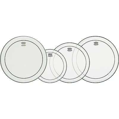 Remo Clear Pinstripe Fusion Pro Pack with Free 14 in. Powerstroke 3 Snare Drum Head