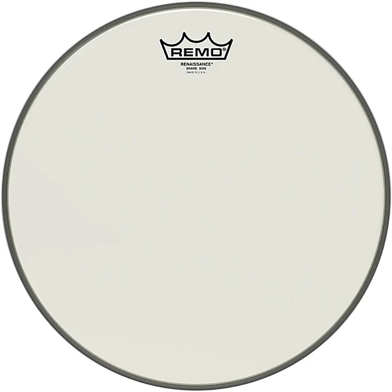 Remo Renaissance Ambassador Snare Side