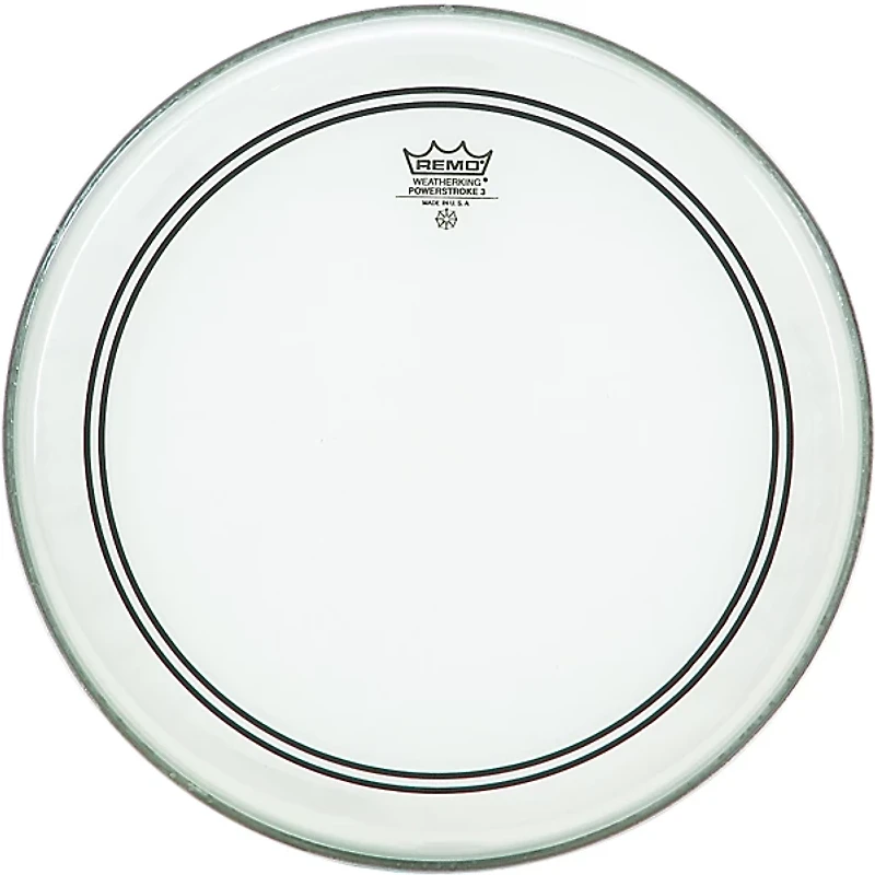 Remo Powerstroke 3 Clear with Dot Batter 14 in.