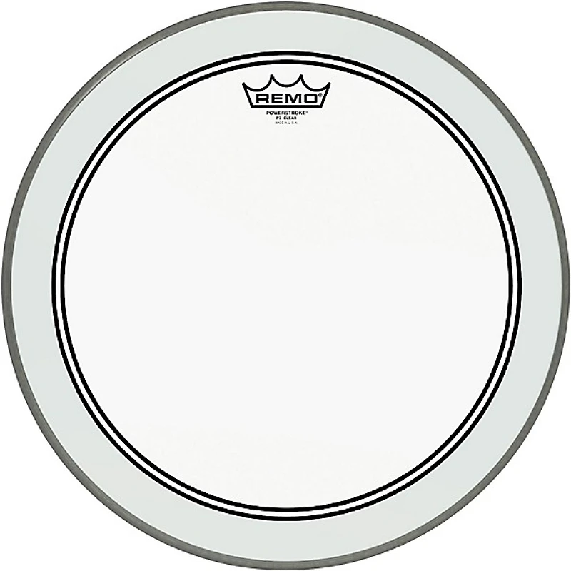 Remo Powerstroke 3 Clear Bass Drum Head With Impact Patch -