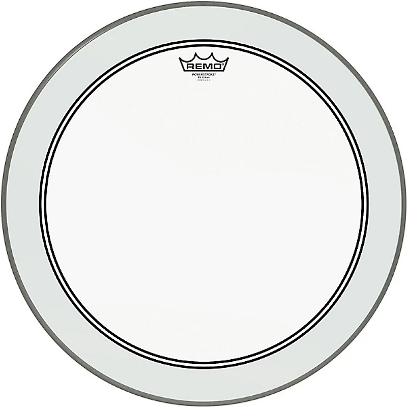Remo Powerstroke 3 Clear Bass Drum Head With Impact Patch