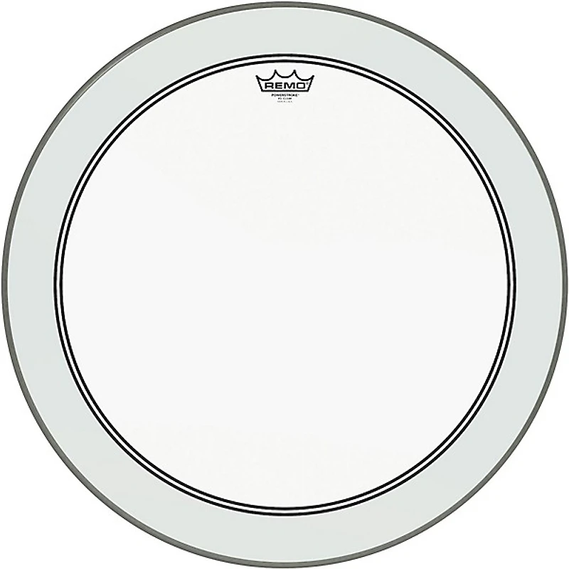 Remo Powerstroke 3 Clear Bass Drum Head With Impact Patch -