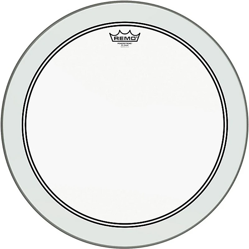 Remo Powerstroke 3 Clear Bass Drum Head With Impact Patch