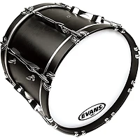 EVANS MX1 White Marching Bass Drum Head