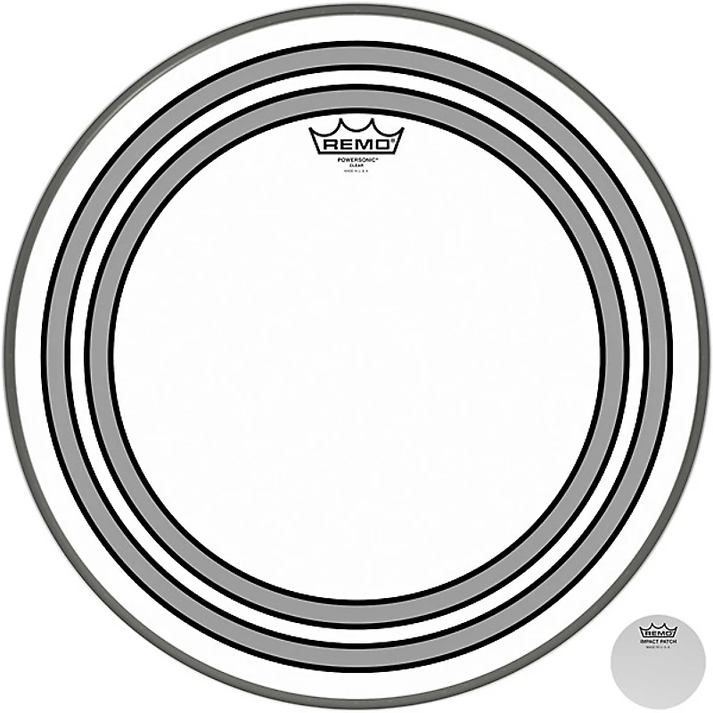 Remo Powersonic Clear Bass Drumhead -