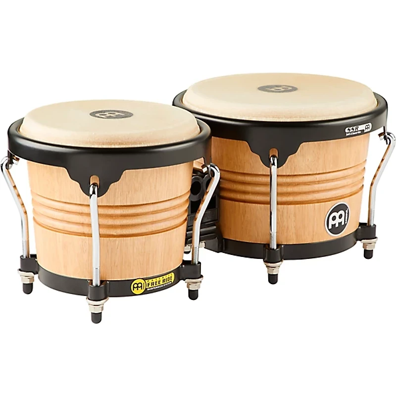 MEINL Free Ride Series Wood Bongo Super Natural