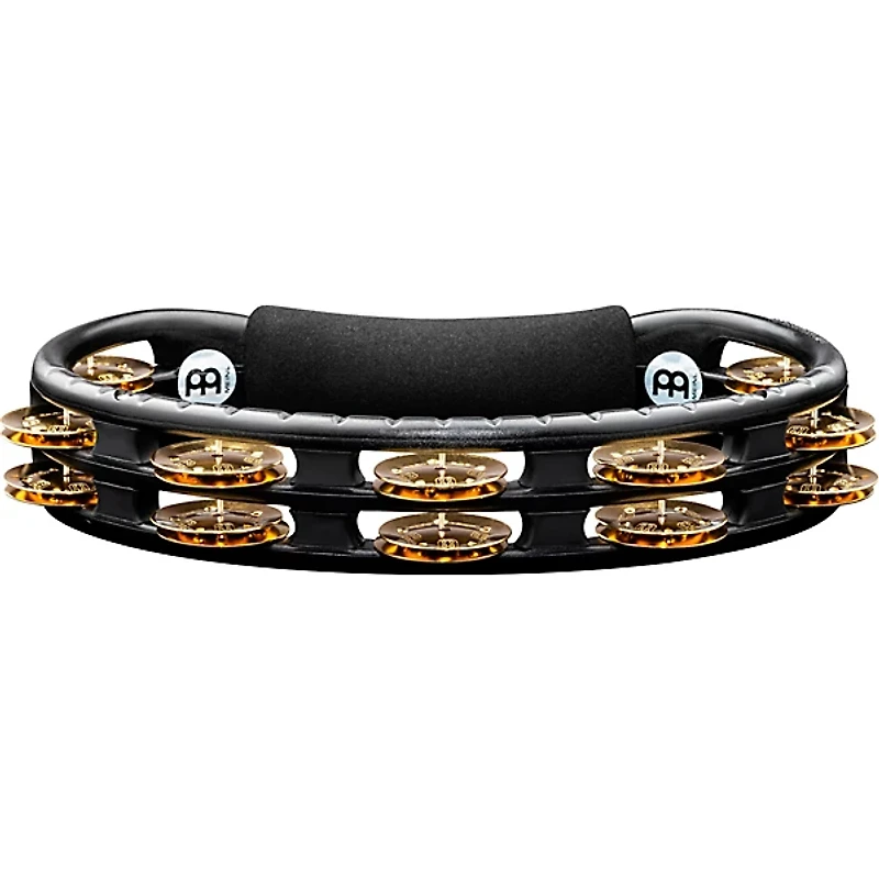 MEINL Hand Tambourine with Brass Jingles Black