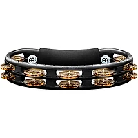 MEINL Hand Tambourine with Brass Jingles Black