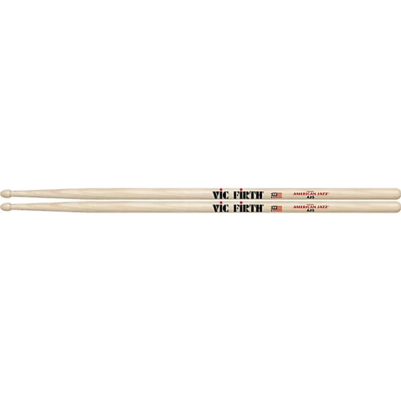 Vic Firth American Jazz Hickory Drum Sticks